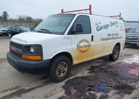 2011 GMC Savana 2500 Work Van z USA, uszkodzony, nr VIN 1GTW7FCA6B1174374